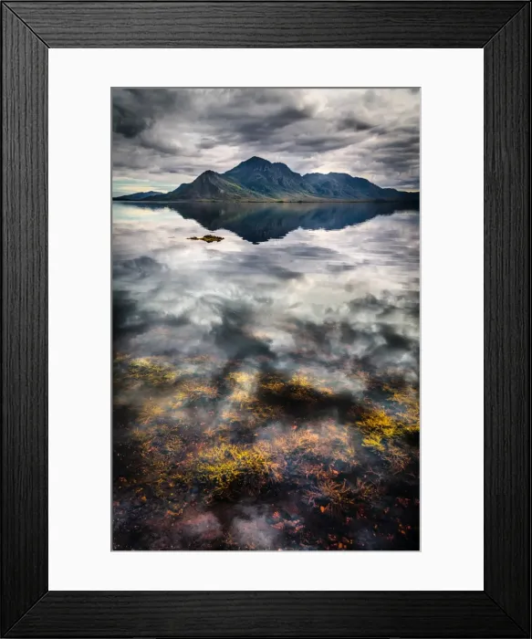Framed Print : Mt Rugby. Reflection of Mt Rugby in Bathurst Harbour. Southwest Wilderness, Tasmania Framed Print : Mt Rugby. Reflection of Mt Rugby in Bathurst Harbour. Southwest Wilderness, Tasmania