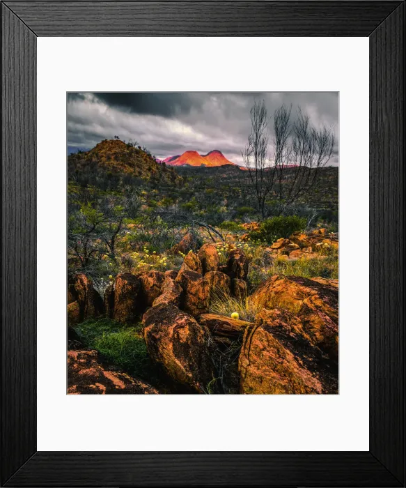 Framed Print : Hugh View at West Macdonnell Ranges Framed Print : Hugh View at West Macdonnell Ranges