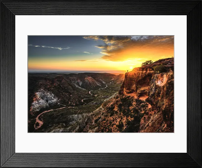Framed Print : Charles Knife Canyon