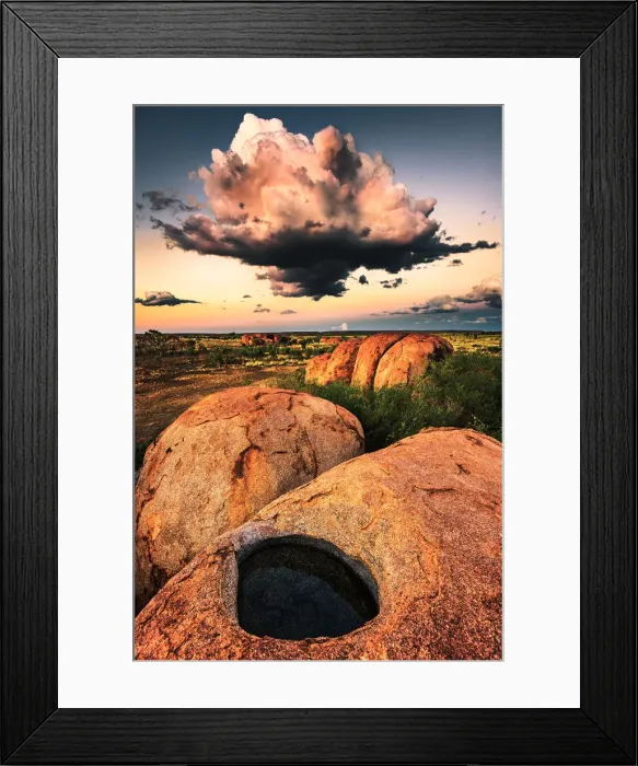 Framed Print : Devils Marbles Framed Print : Devils Marbles
