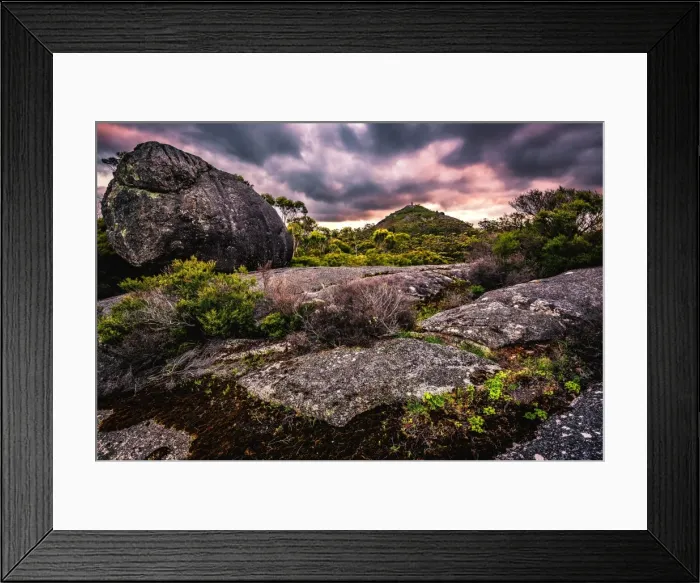 Framed Print : Mount Frankland