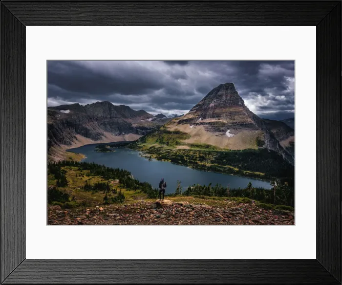 Framed Print : Hidden Lake Framed Print : Hidden Lake