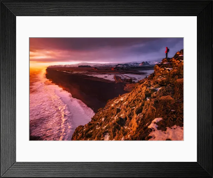 Framed Print : Fire and Ice