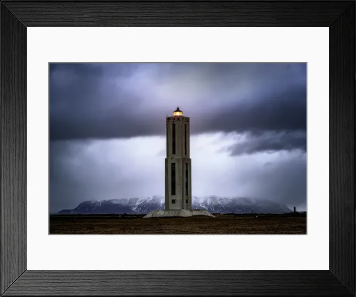 Framed Print : Knarraros Lighthouse