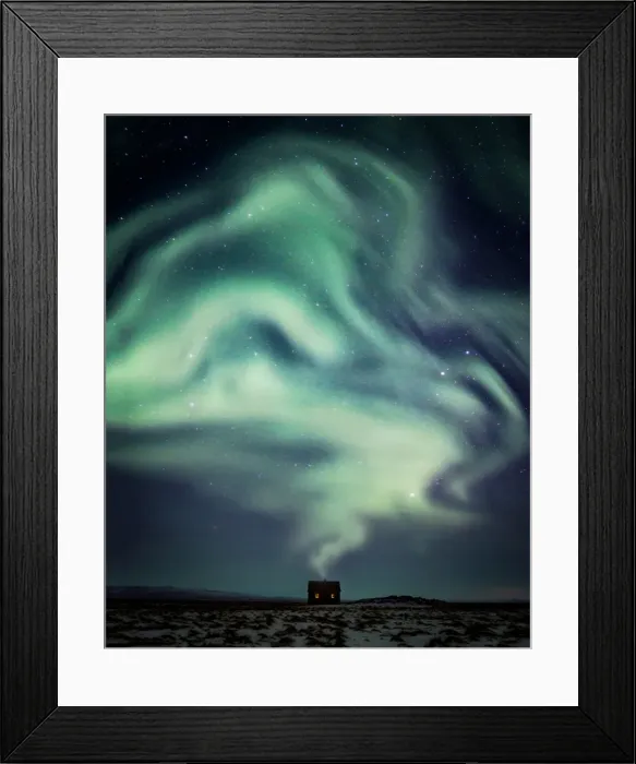 Framed Print : East Iceland Nights