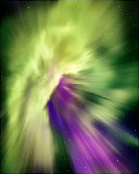 Colorful and Strong Aurora