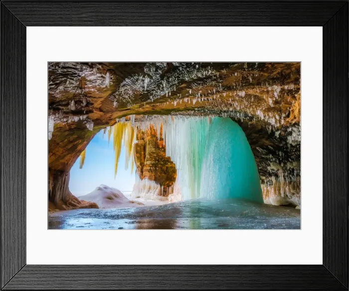Framed Print : Apostle Islands Sea Caves Framed Print : Apostle Islands Sea Caves