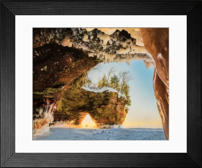 Framed Print : Apostle Islands Sea Caves Framed Print : Apostle Islands Sea Caves