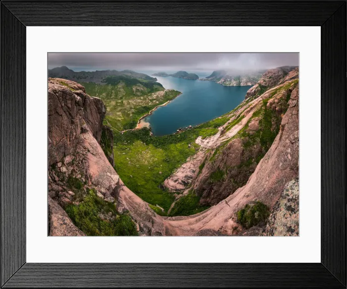 Framed Print : Cape Bay (Hune Bay) and Deadman Cove