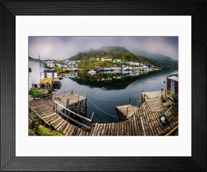 Framed Print : McCallum is one of the the few communities on the south coast of Newfoundland Framed Print : McCallum is one of the the few communities on the south coast of Newfoundland