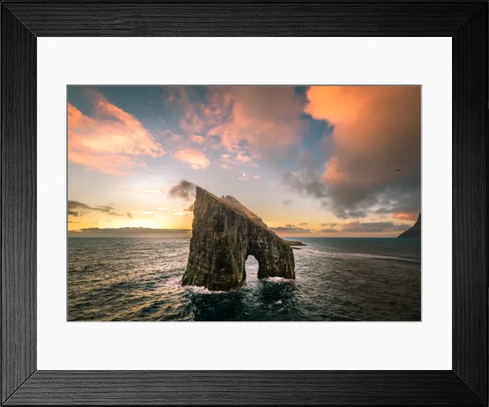 Framed Print : Drangarnir Framed Print : Drangarnir