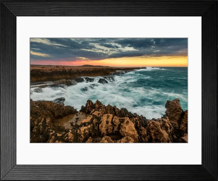 Framed Print : Quobba Coastline Framed Print : Quobba Coastline