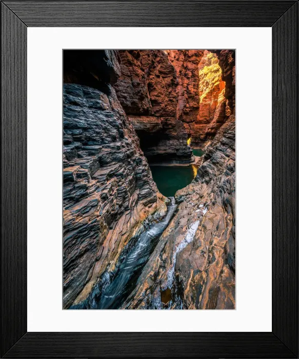 Framed Print : Hancock Gorge Framed Print : Hancock Gorge