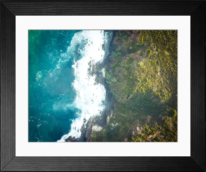 Framed Print : Australian countryside and beaches