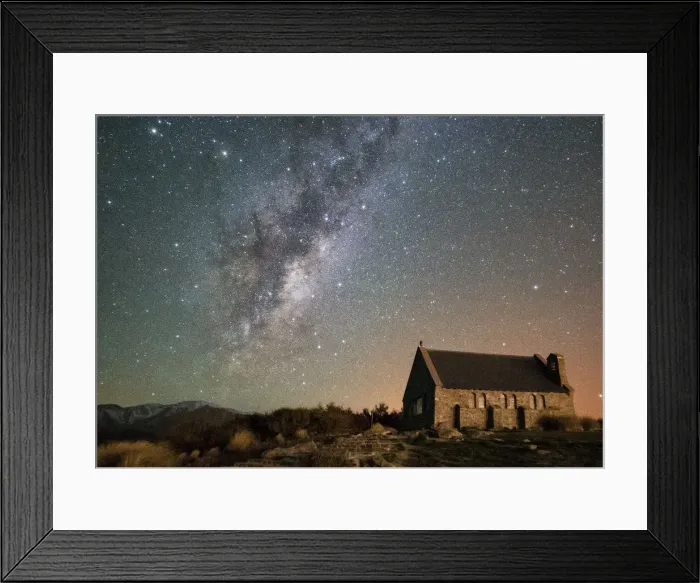 Framed Print : Milky Way Rising above Lake Tekapo Framed Print : Milky Way Rising above Lake Tekapo