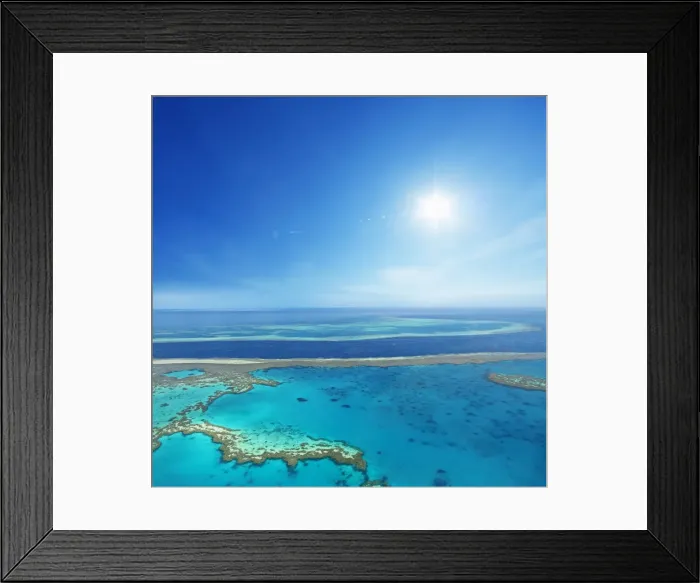 Framed Print : Great barrier reef