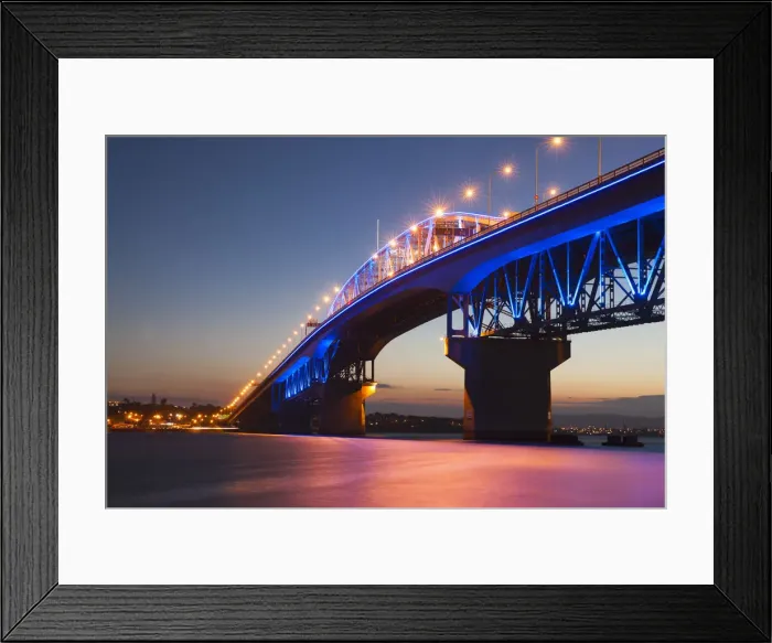 Framed Print : Auckland Harbour Bridge, New Zealand Framed Print : Auckland Harbour Bridge, New Zealand