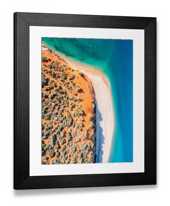 Framed Print : Australia from above Framed Print : Australia from above