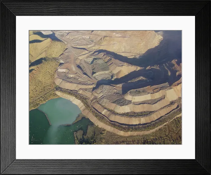 Framed Print : Lake Argyle Diamond Mine Framed Print : Lake Argyle Diamond Mine