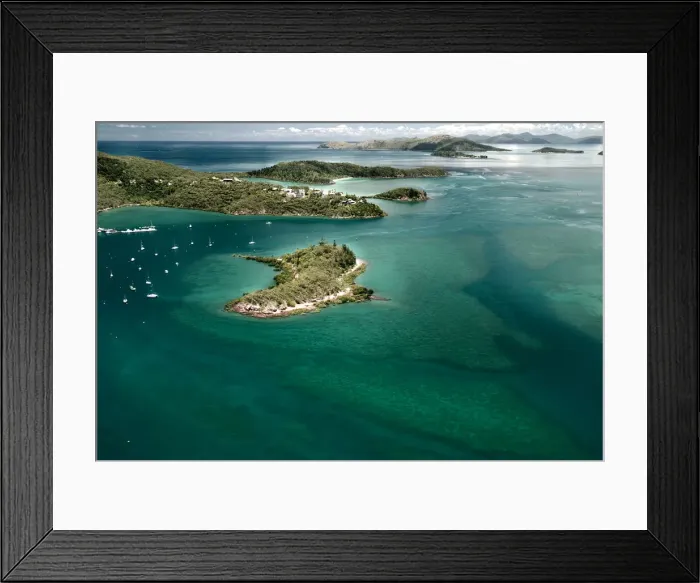 Framed Print : Hamilton Islands, Australia