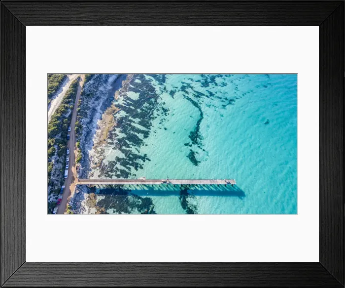 Framed Print : Vivonne Bay Jetty