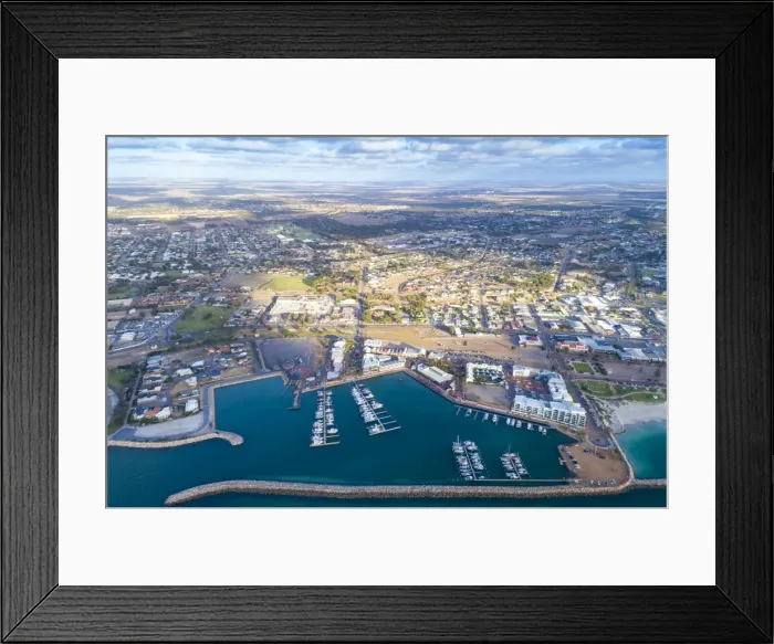 Framed Print : High angle view of Geraldton Framed Print : High angle view of Geraldton