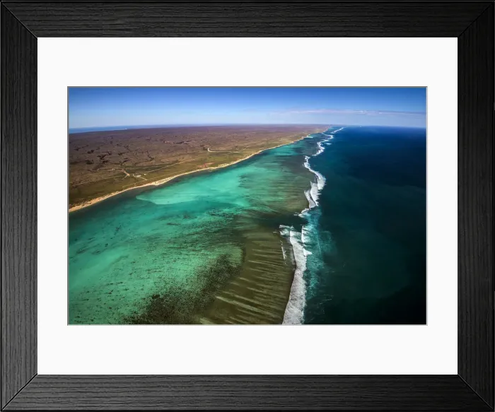 Framed Print : East and West Ningaloo