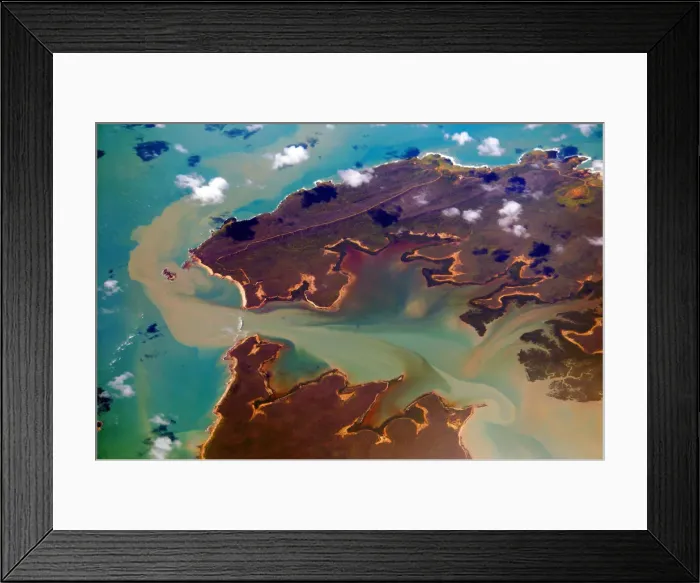 Framed Print : Sediment laden waters Framed Print : Sediment laden waters