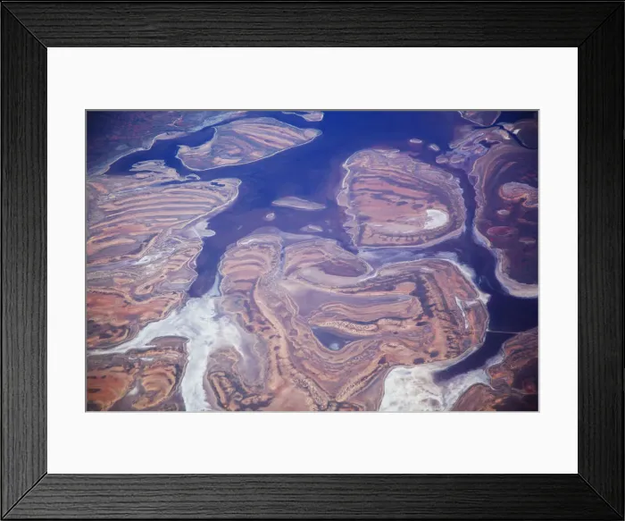 Framed Print : horizontal, color, photography, no people, outdoors, day, aerial view, natural pattern