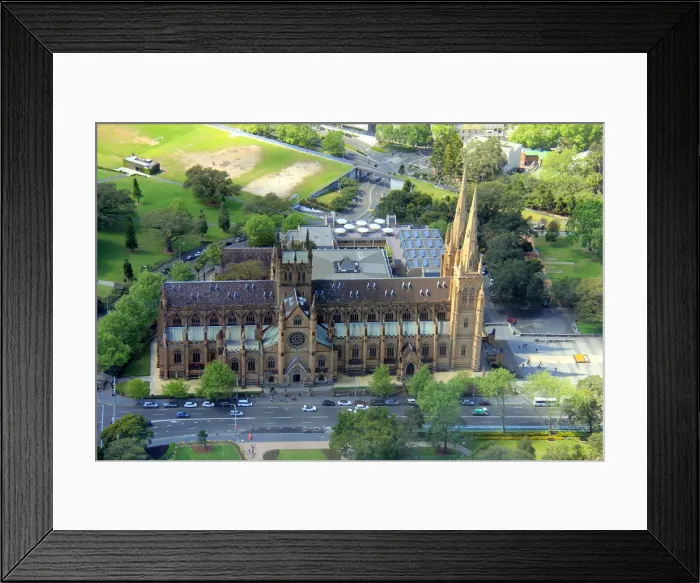 Framed Print : St. Marys Cathedral
