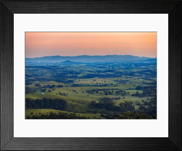 Framed Print : Atherton Tablelands Sunrise View Framed Print : Atherton Tablelands Sunrise View