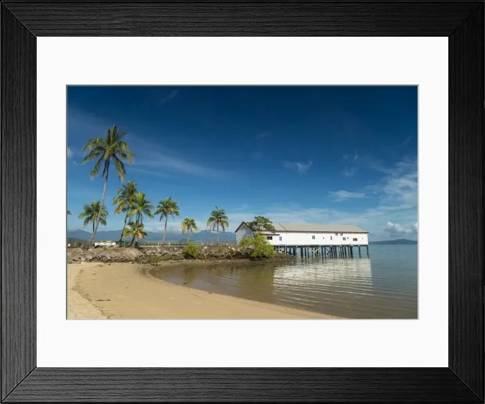 Framed Print : Port Douglas Wharf View