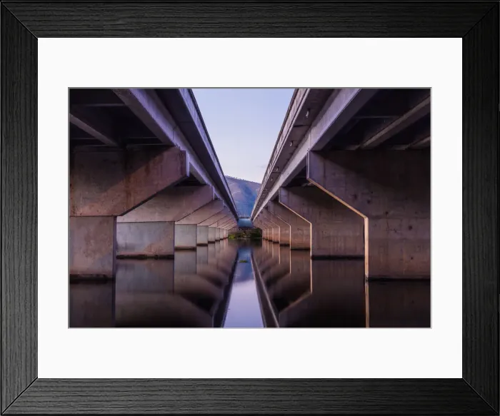 Framed Print : Bridge Symmetry Framed Print : Bridge Symmetry