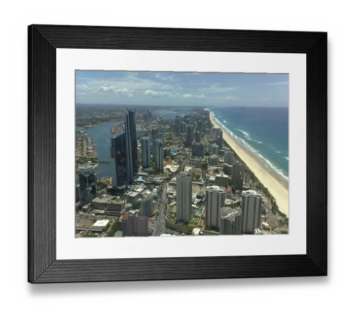 Framed Print : Gold Coast