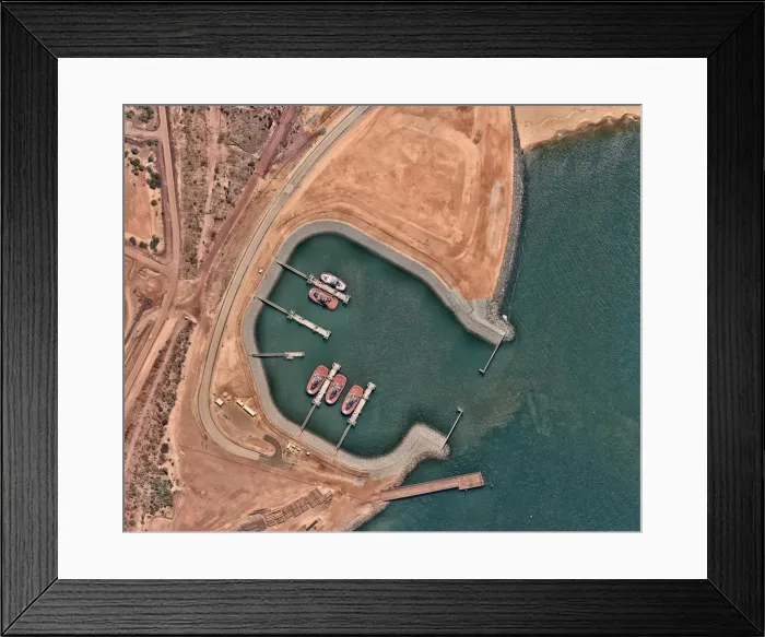 Framed Print : Tug boats in harbour
