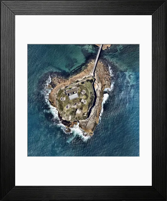 Framed Print : Bare Island, Botany Bay, New South Wales, Australia. Fort Framed Print : Bare Island, Botany Bay, New South Wales, Australia. Fort