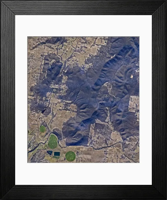 Framed Print : Southern Highland Aerial View Framed Print : Southern Highland Aerial View