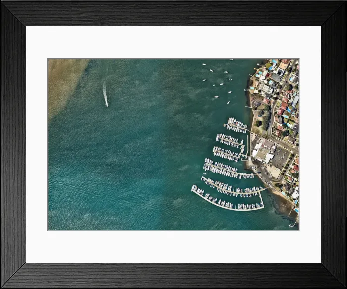 Framed Print : Aerial view, Australia, Bay, Boats, City, Cityscape, marine, New South Wales, Outdoors, Overhead View, Photography, pier, Sydney, yachts, St Kilda Point Framed Print : Aerial view, Australia, Bay, Boats, City, Cityscape, marine, New South Wales, Outdoors, Overhead View, Photography, pier, Sydney, yachts, St Kilda Point