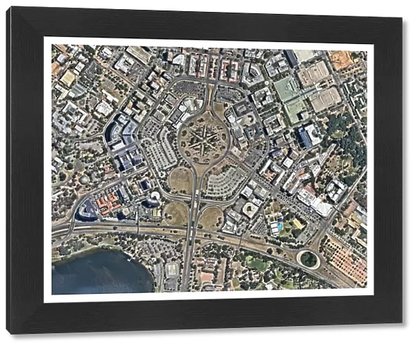 Canberra City Infrastructure From Above