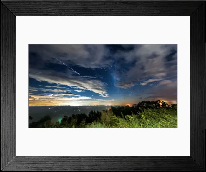 Framed Print : 2017 Perseid Meteor Shower Framed Print : 2017 Perseid Meteor Shower