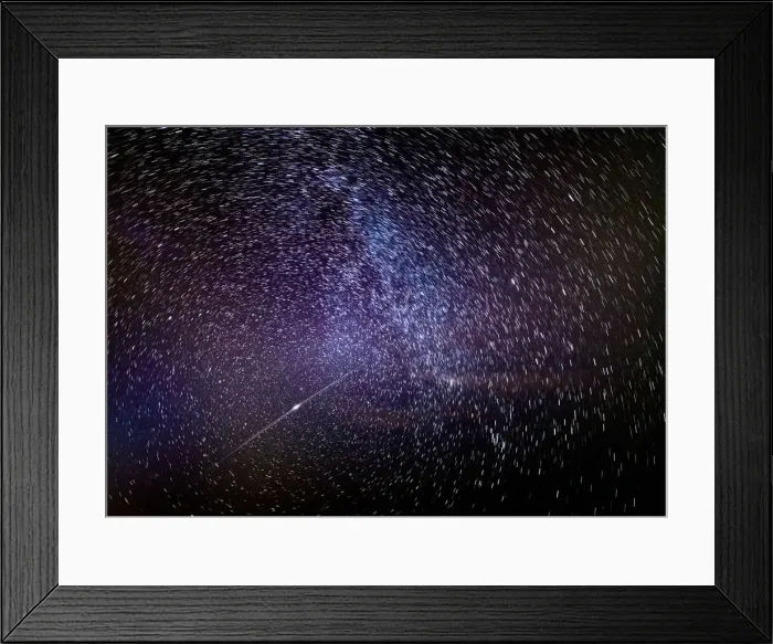 Framed Print : Twin Meteor