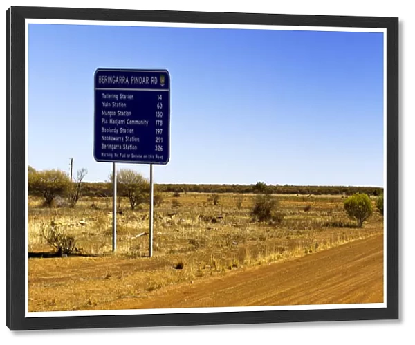 Outback Australian Road