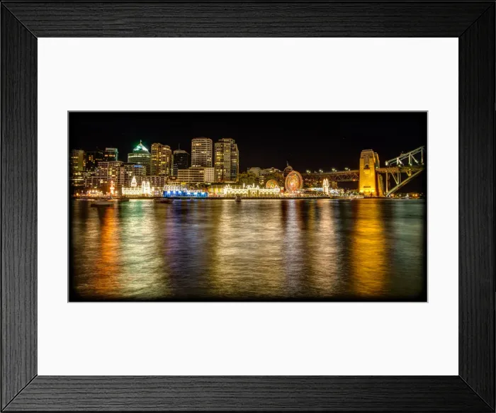 Framed Print : Luna Park across Lavender Bay Framed Print : Luna Park across Lavender Bay