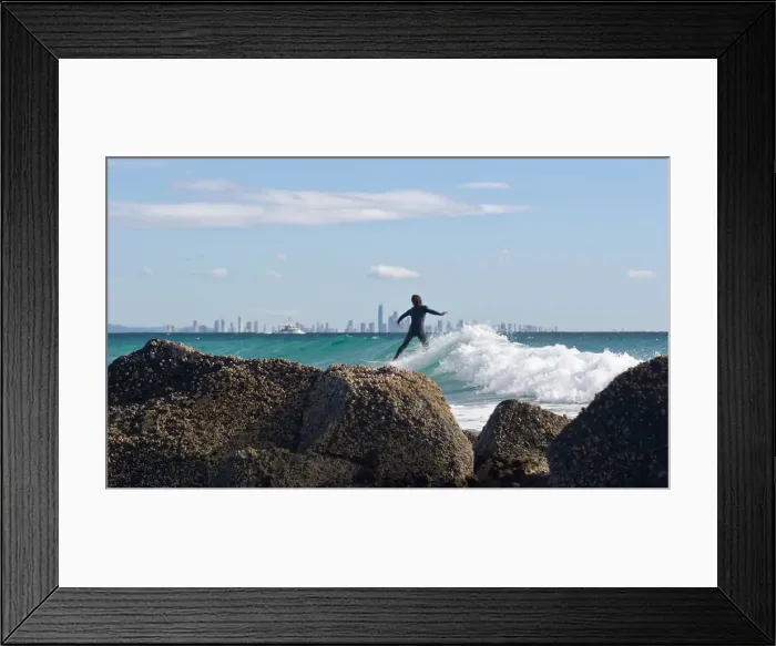 Framed Print : Surfing the waves Framed Print : Surfing the waves