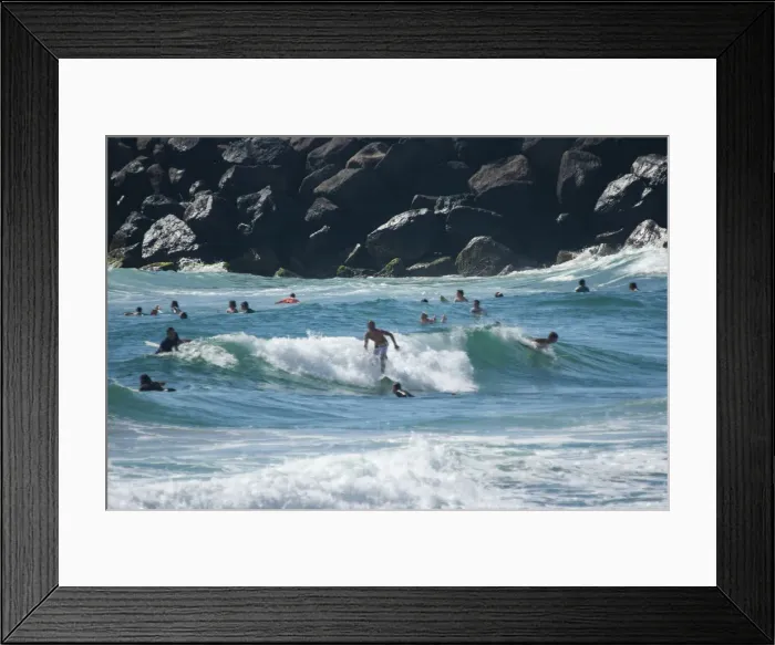 Framed Print : Surfing the waves Framed Print : Surfing the waves