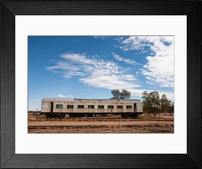 Framed Print : Old railway carriage