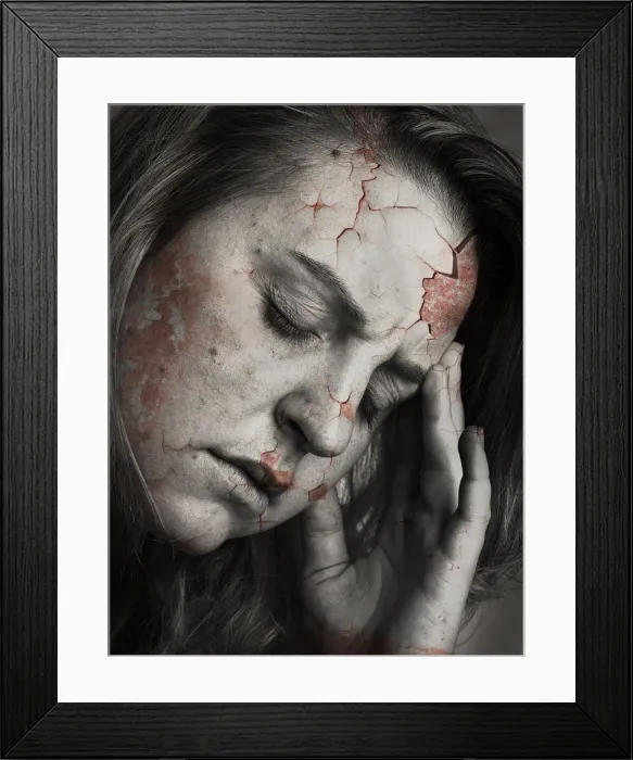 Framed Print : Double exposure