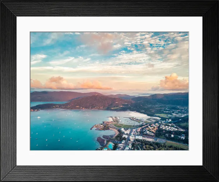 Framed Print : Sunset in Arlie Beach Australia Framed Print : Sunset in Arlie Beach Australia