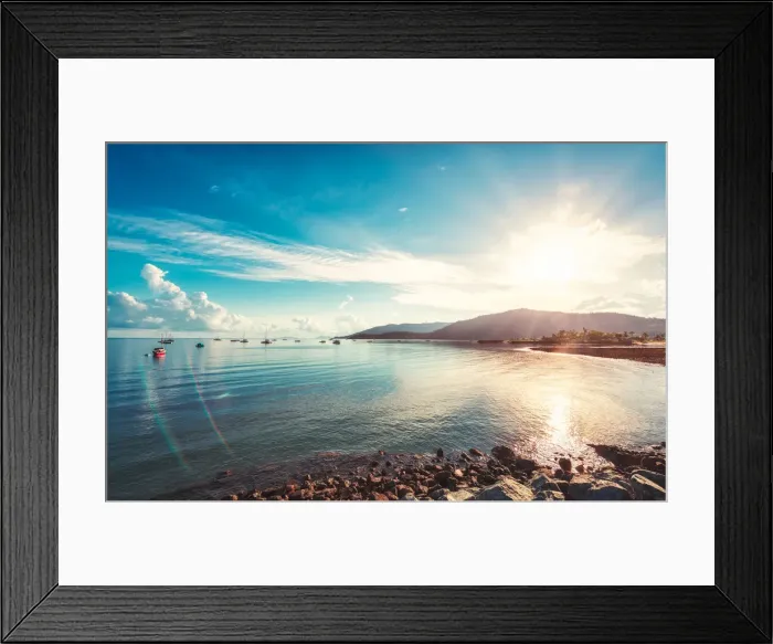 Framed Print : Sunrise in Arlie Beach
