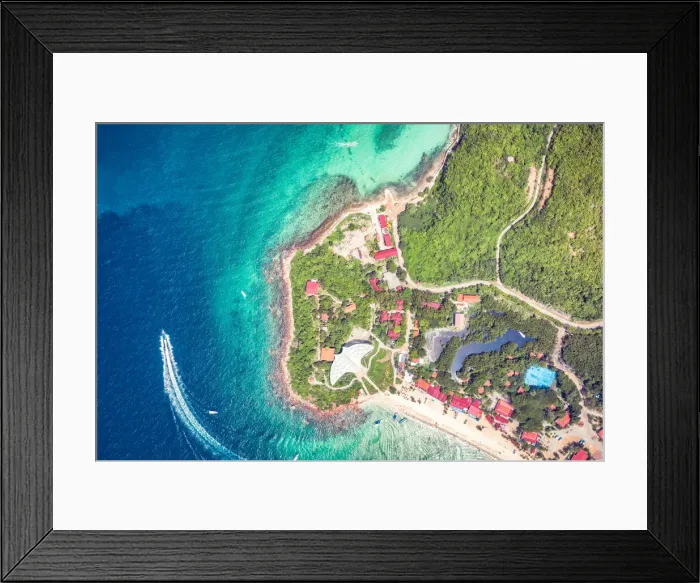 Framed Print : Drone photo of Koh lan island, Pattaya Framed Print : Drone photo of Koh lan island, Pattaya